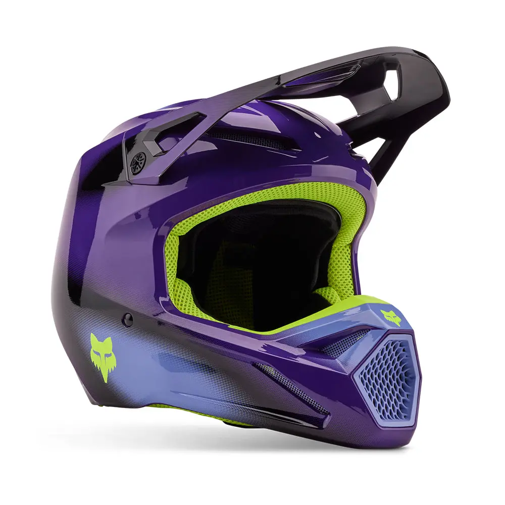 Fox V1 Interfere Helmet Mips Ce [Black/Blue] 1