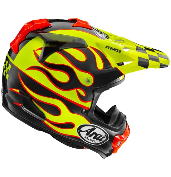 Arai Mx-V Evo - Flame Yellow 1