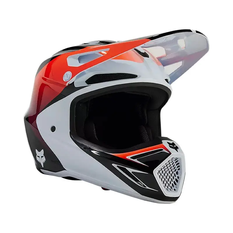 Fox Youth V3 Streak Helmet [White] 1