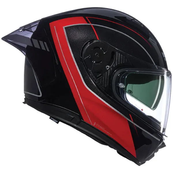 Nolan N60-6 Sport Full Face Helmet - Mesmerico Black/Red 5