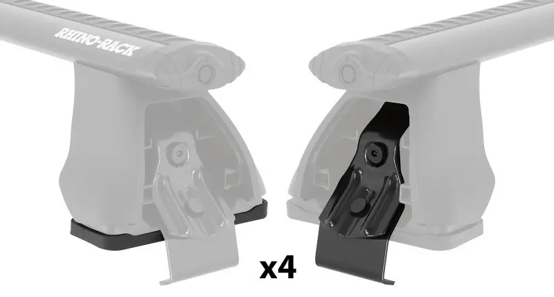 Rhino-Rack 2500 Series Roof Rack Fitting Kit – Includes 4 Pads And 4 Clamps 1