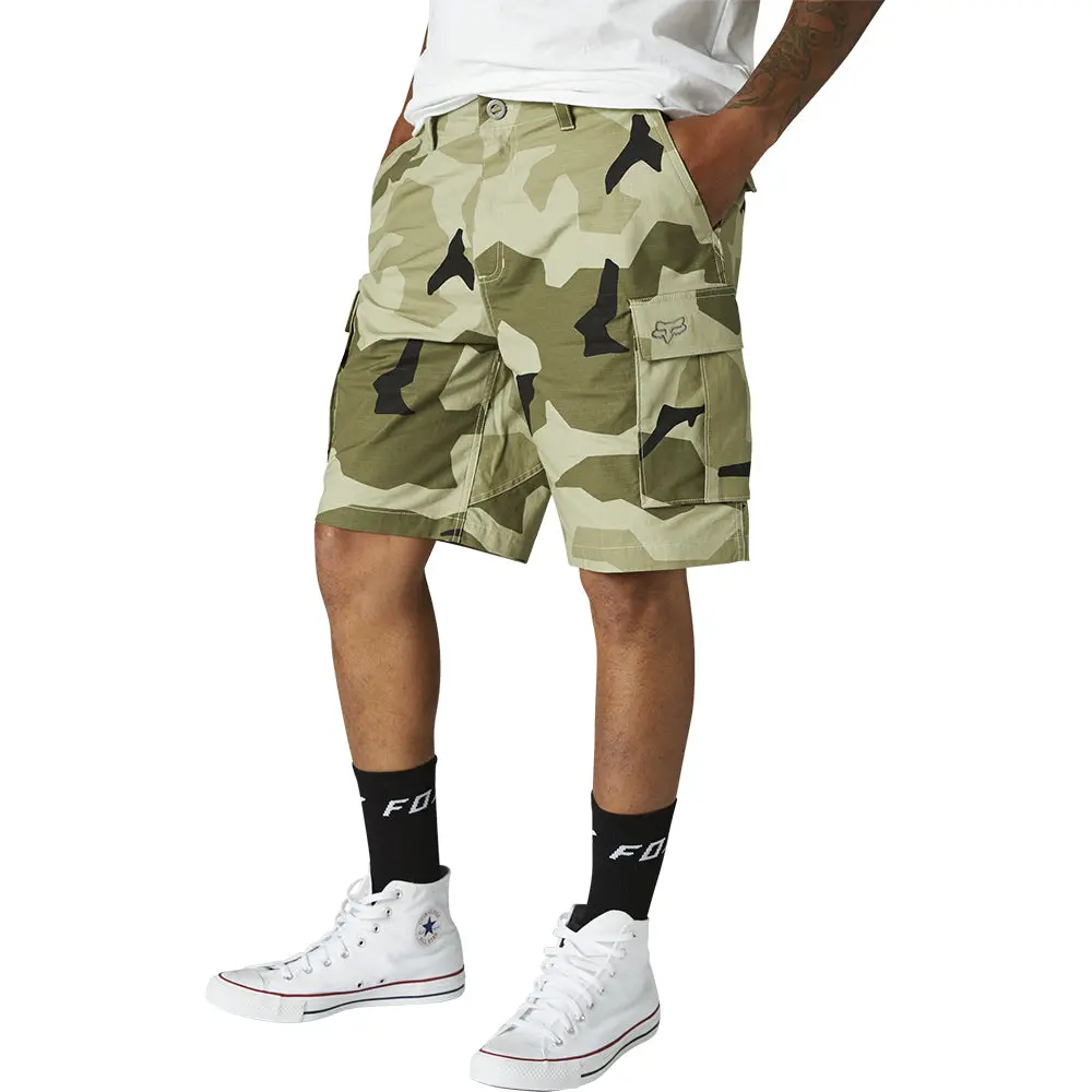 Fox Slambozo Camo Shorts 2.0 [Green Camo] 1
