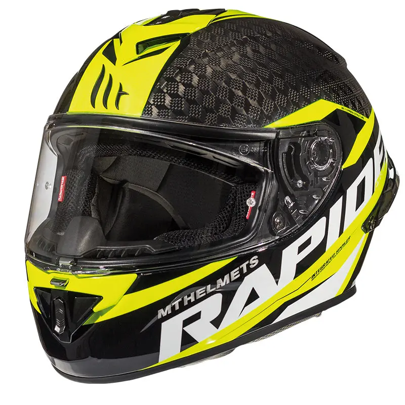 Mt Rapide Pro Carbon *Kids* [Gloss Fluro Yellow] 1