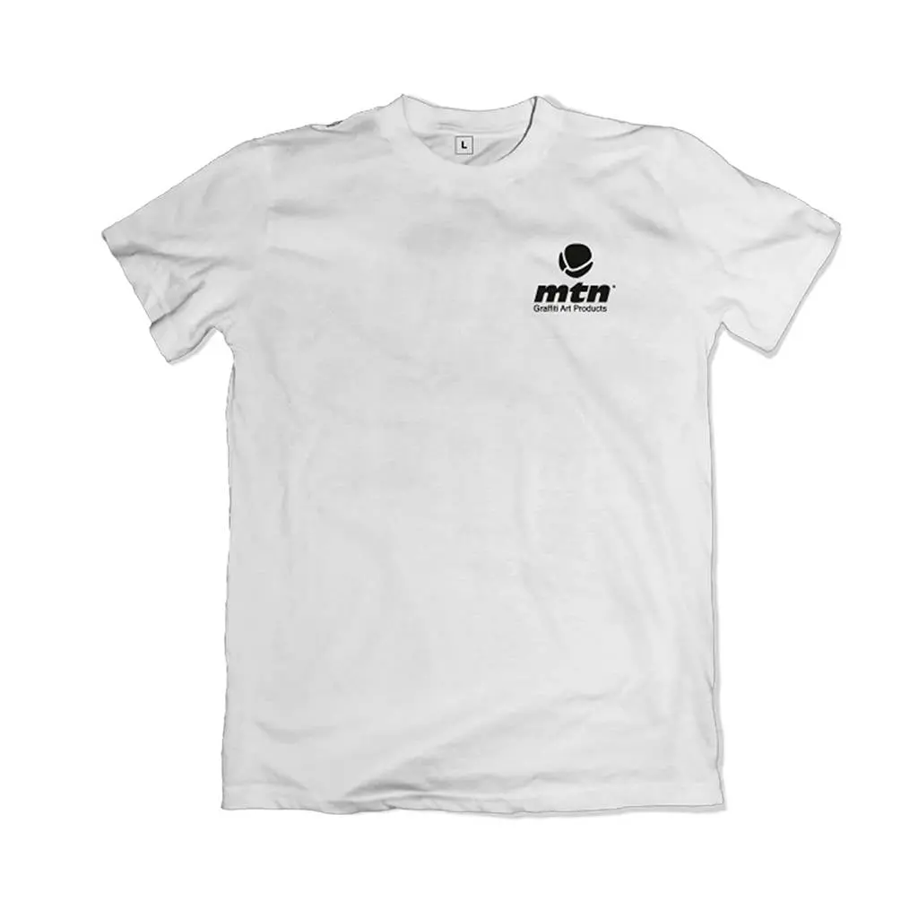 Mtn T-Shirt Small Pocket Logo - White 1