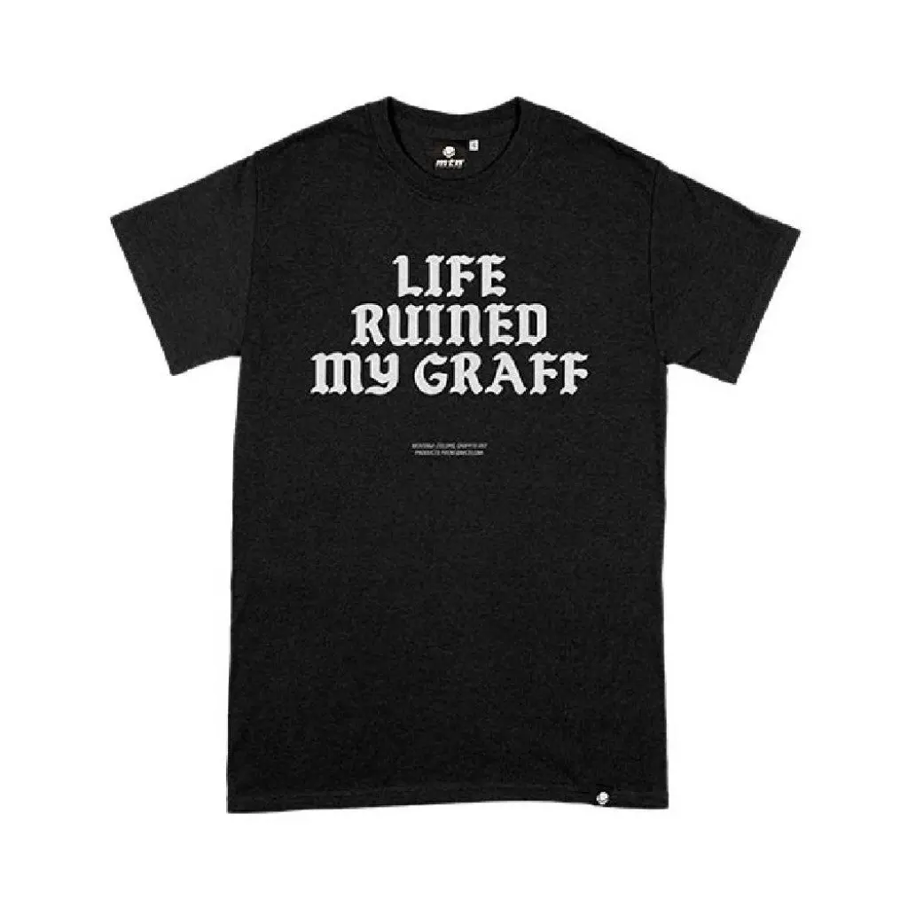 Mtn T-Shirt Life Ruined My Graff Black 1