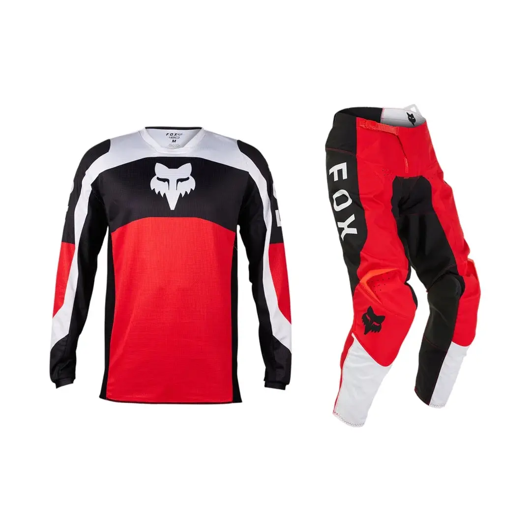 Fox 180 Adult Nitro Gearset Flo Red 1