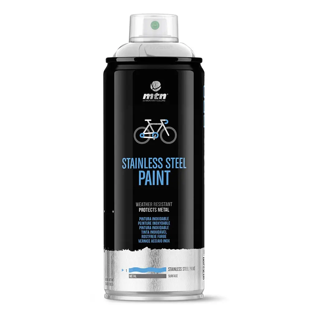 Mtn Pro Spray Paint - Stainless Steel Paint 400Ml 1