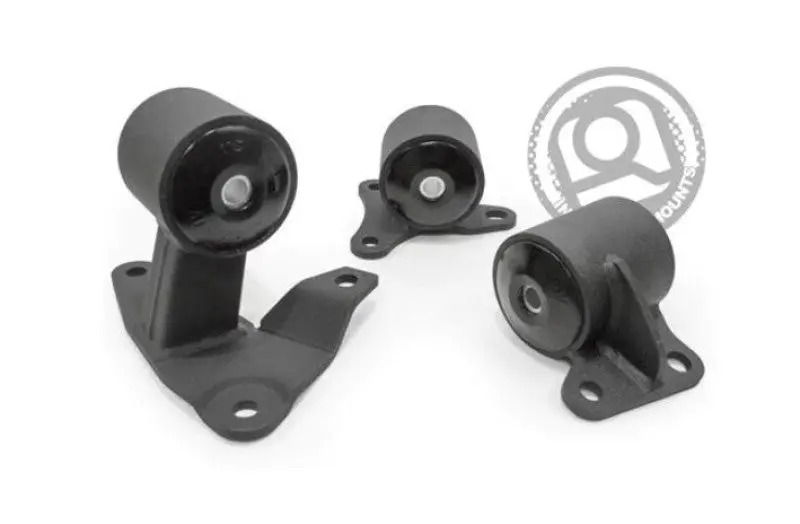 Innovative Motor Mounts — F-Series Black Steel Bushings (75A Durometer) For 1994–1997 Honda Accord — Manual Transmission Conversion 1