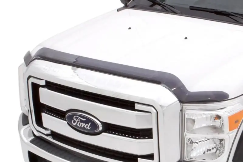 Lund 16-17 Toyota Tacoma Interceptor Hood Shield - Smoke 1