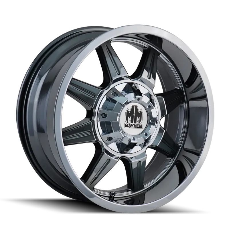 Mayhem Monstir Chrome Wheel – 20X9 Inch, 6X135 Bolt Pattern, Zero Offset, 106Mm Hub Bore 1