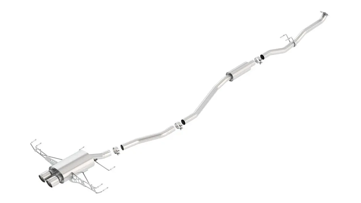 Borla S-Type Cat-Back Exhaust System For 2017–2021 Honda Civic (Sport, Ex, Ex-L, Si, Touring & More) 1