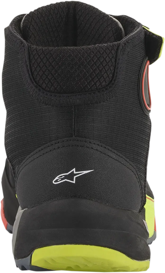 Alpinestars Cr-X Drystar Motorcycle Riding Shoes — Black/Red/Yellow Fluorescent, Us Size 8.5 1