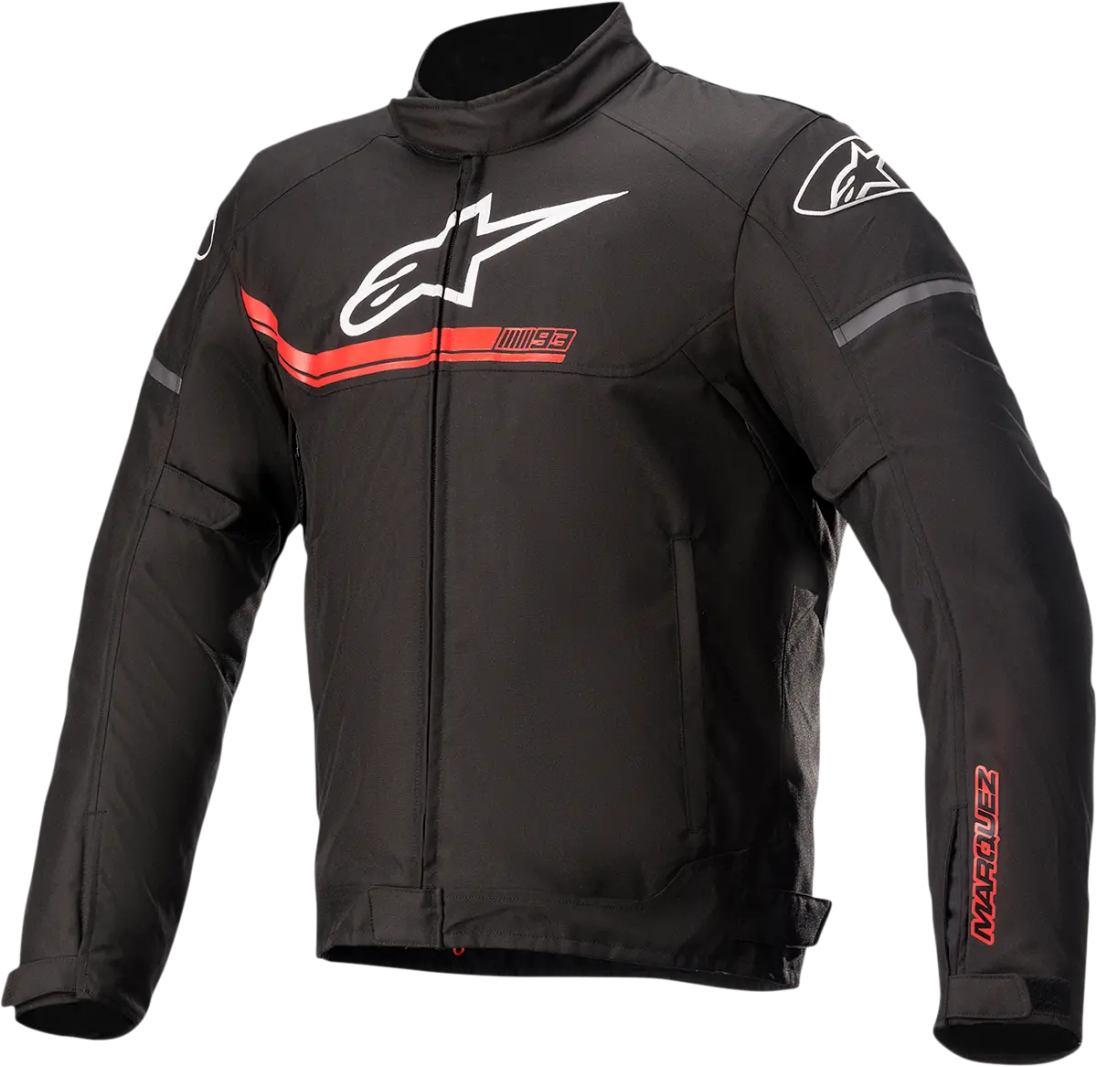 Alpinestars Austin Textile Motorcycle Jacket – Black/Red, Size 3Xl (Model 3200821-13-3X) 1