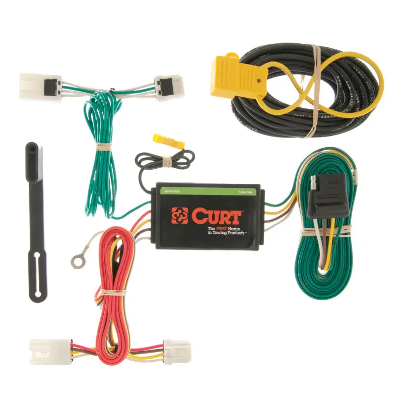 Curt 11-14 Mitsubishi Lancer Custom Wiring Harness (4-Way Flat Output) 1