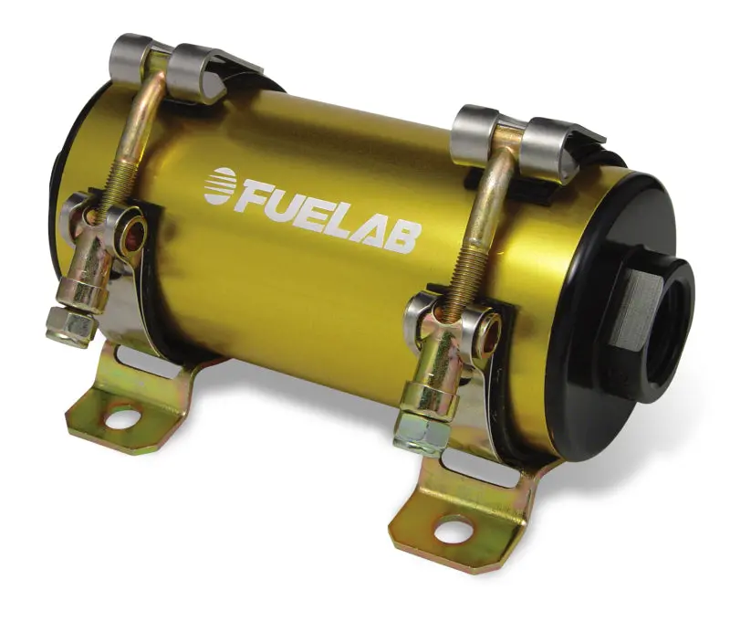 Fuelab Prodigy High Pressure Efi In-Line Fuel Pump - 1500 Hp - Gold 1
