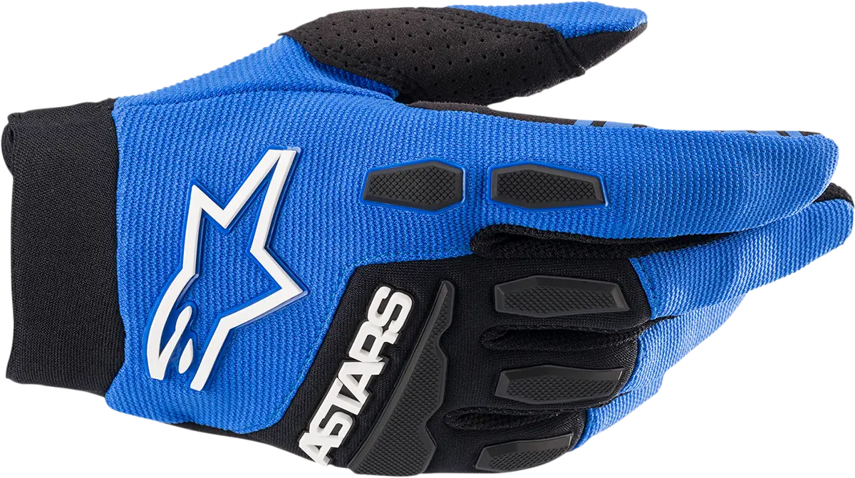 Alpinestars Full Bore Motorcycle Gloves – Blue/Black, Medium (3563622-713-M) 1