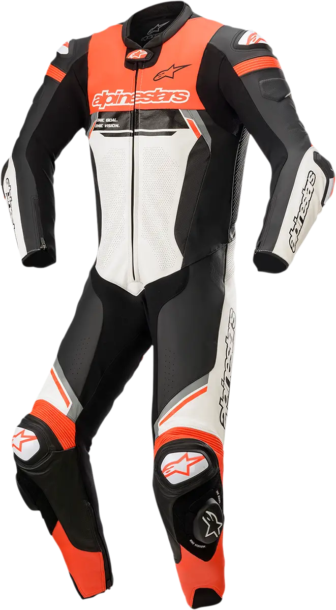 Alpinestars Missile Ignition V2 1-Piece Suit - Black/White/Red Fluorescent - Us 42 / Eu 52 3150222-1231-52 1