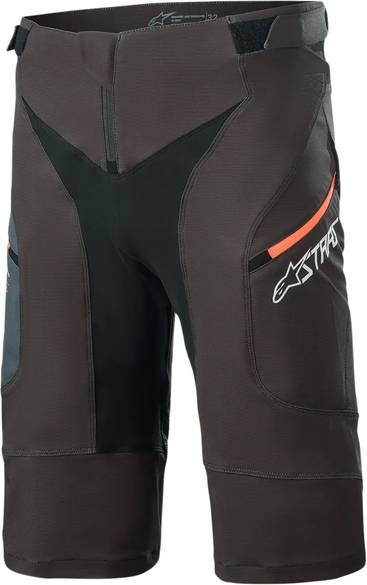 Alpinestars Drop 8.0 Riding Shorts – Black/Coral, Us Size 28 (1726621-1793-28) 1