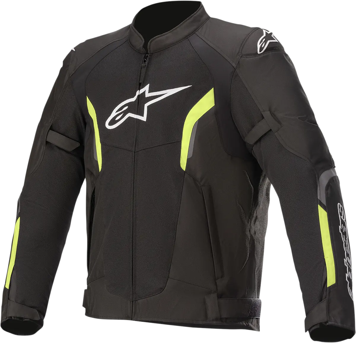 Alpinestars Ast Air V2 Motorcycle Jacket – Black/Yellow, Size Large 1