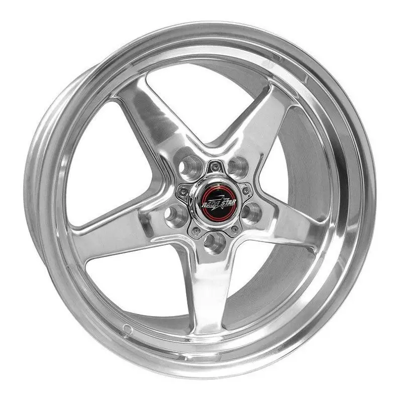 Race Star Drag Star Polished Wheel – 17X9.5", 5X4.75" Bolt Circle, 6.43" Backspace 1