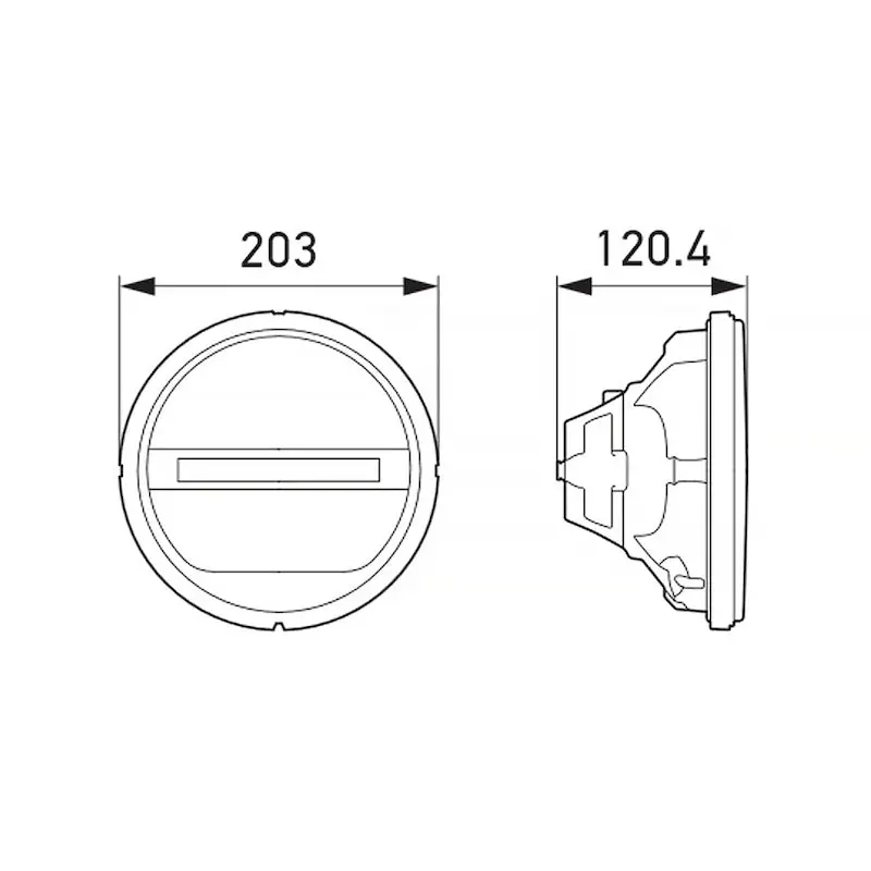 Hella Headlamp Insert Gr 1F8 1