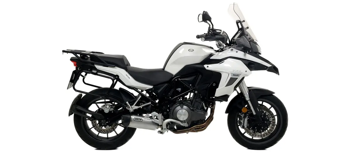 Arrow Race-Tech Silencer And Link Pipe Kit For 2017–2020 Benelli Trk 502 1