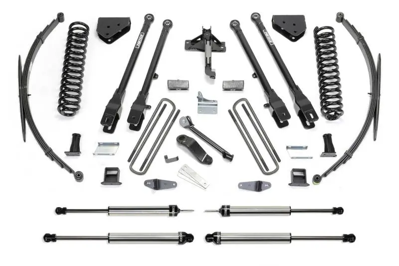 Fabtech 10-Inch 4-Link Suspension System With Dual-Adjustable Shocks For 2011–2016 Ford F-250 4Wd 1