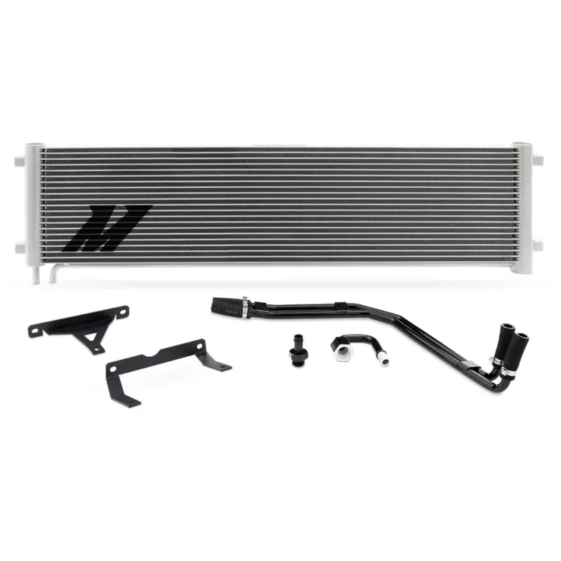 Mishimoto Transmission Cooler Kit For 2017–2019 Ford 6.7L Powerstroke — Silver Finish 1