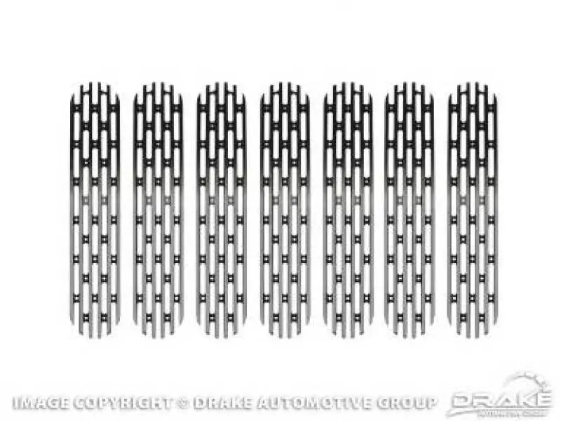 Dv8 Offroad Black Grille Inserts For 1997–2006 Jeep Tj Wrangler 1