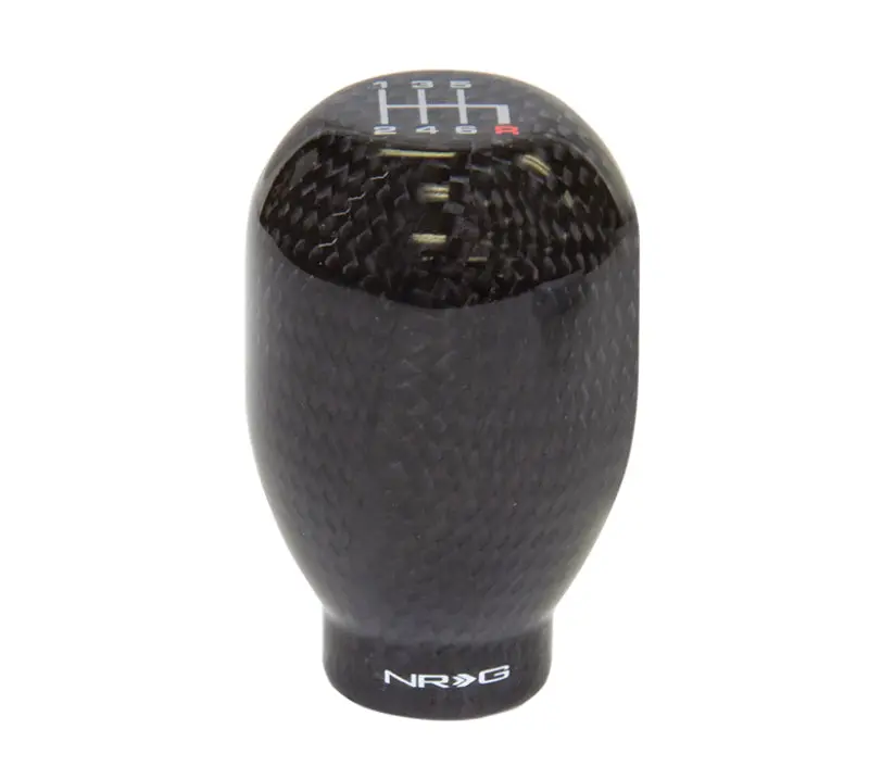Nrg 42Mm Carbon Fiber Shift Knob – Black Finish, Designed For 5-Speed Manual Transmissions 1