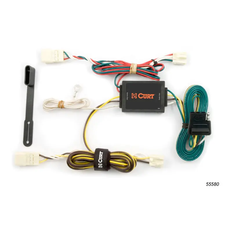 Curt 04-10 Toyota Sienna Custom Wiring Harness (4-Way Flat Output) 1