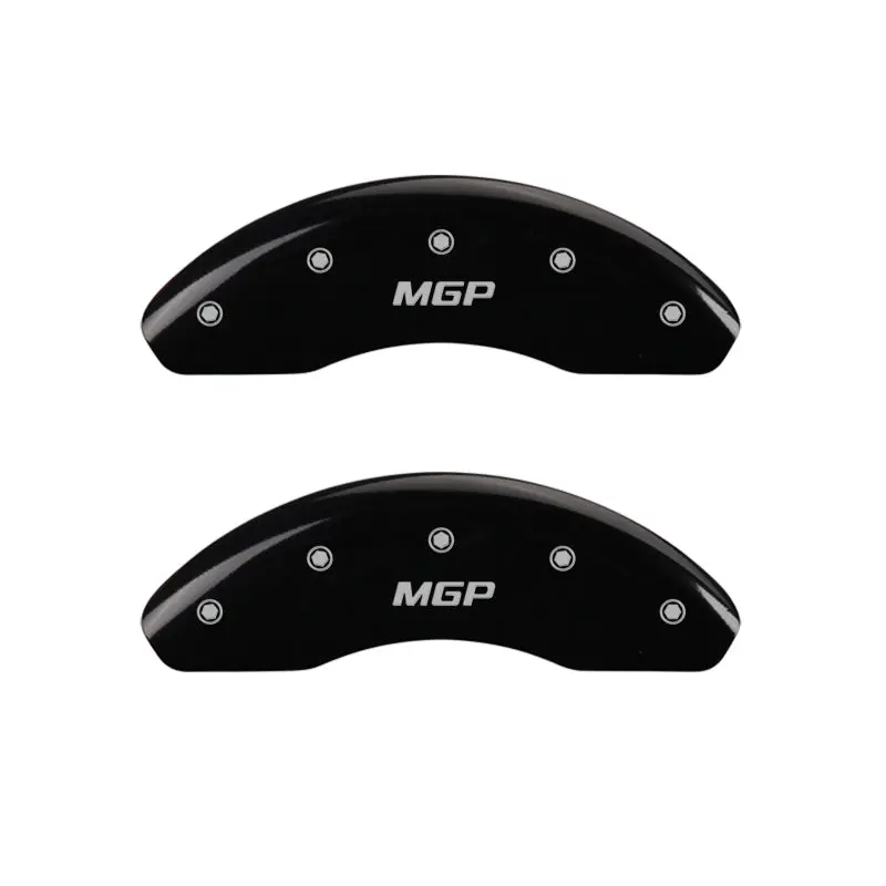Mgp 4 Caliper Covers Engraved Front & Rear Mgp Black Finish Silver Ch 1