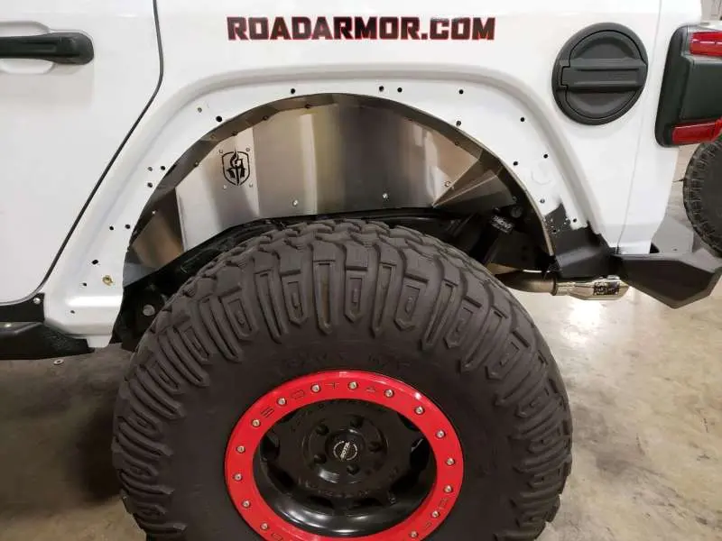 Road Armor Stealth Rear Fender Liner – Raw-Finish Body Armor For 2018–2020 Jeep Wrangler Jl 1