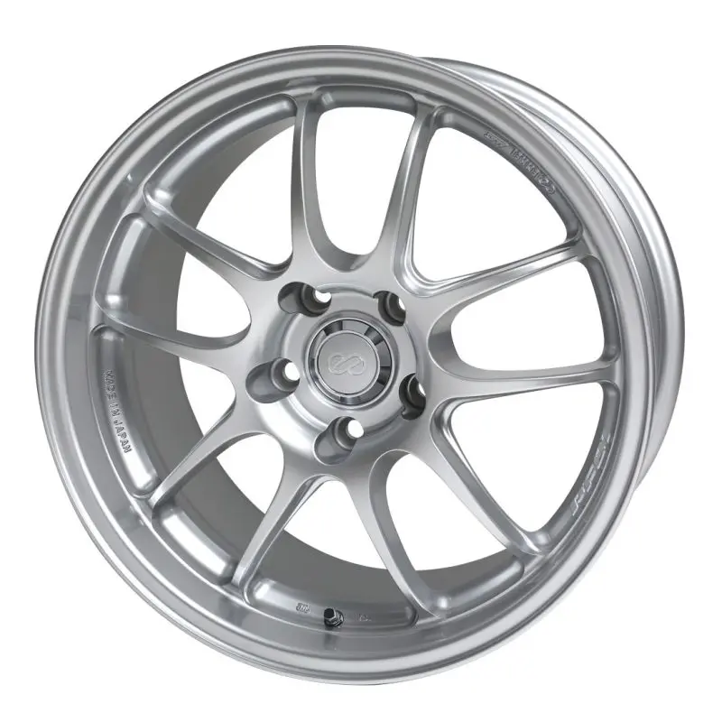 Enkei Pf01 Forged Alloy Wheel – 17X8", 5X114.3, +50Mm Offset, Silver Finish (2005–2010 Subaru Sti) 1