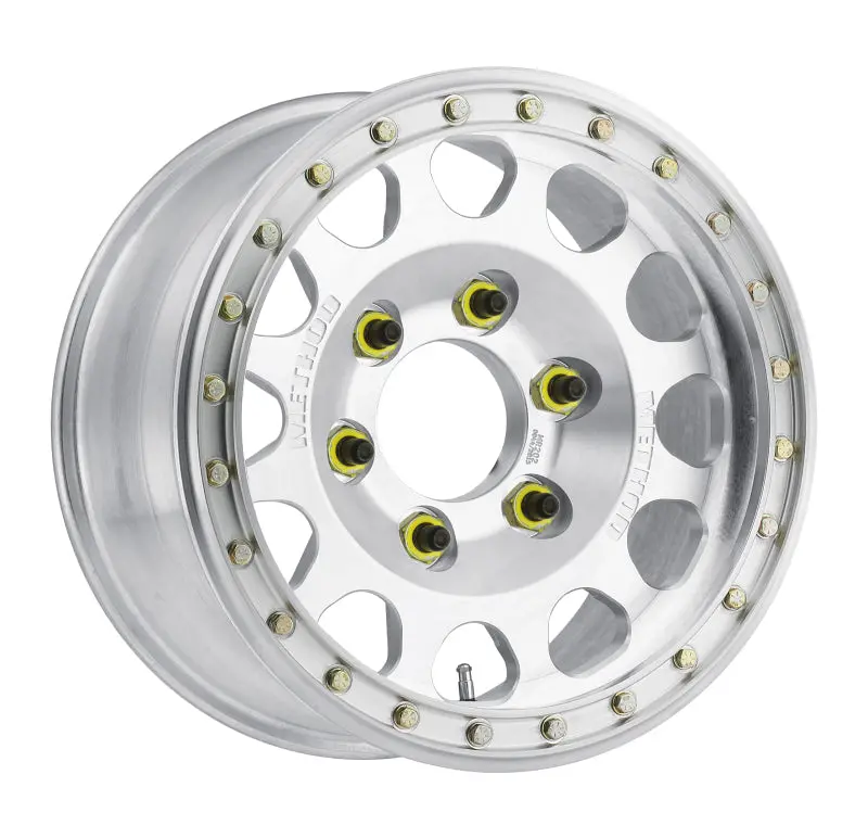Method Mr202 Forged Alloy Wheel: 17X9 Inch, -12Mm Offset, 6X5.5 Bolt Pattern, 108Mm Center Bore, Raw Machined Finish With Bh-H24125 Hardware 1