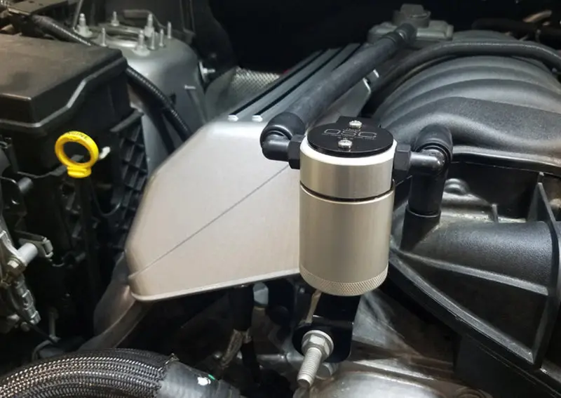 J&L Oil Separator For 2011–2019 Dodge Charger Srt 6.4L Hemi – Passenger Side, Clear Anodized 1