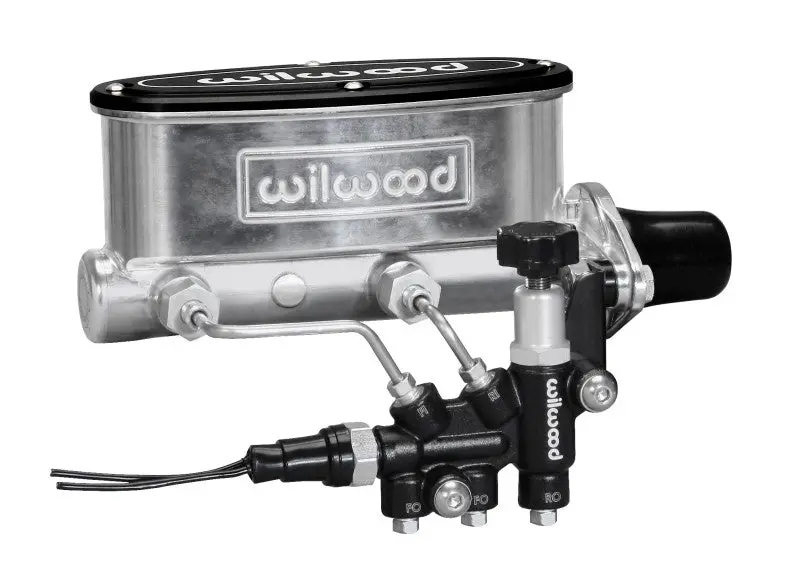 Wilwood Hv Tandem Master Cylinder Kit – 1-Inch Bore, Ball-Burnished Finish, Includes Lh Bracket And Proportioning Valve 1