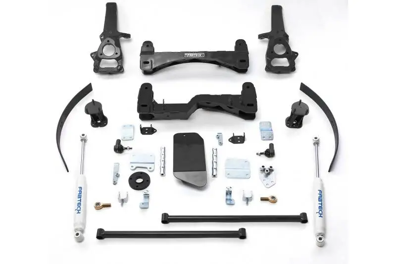 Fabtech 6-Inch Basic Lift System With Performance Shocks For 2006–2008 Dodge Ram 1500 4Wd 1