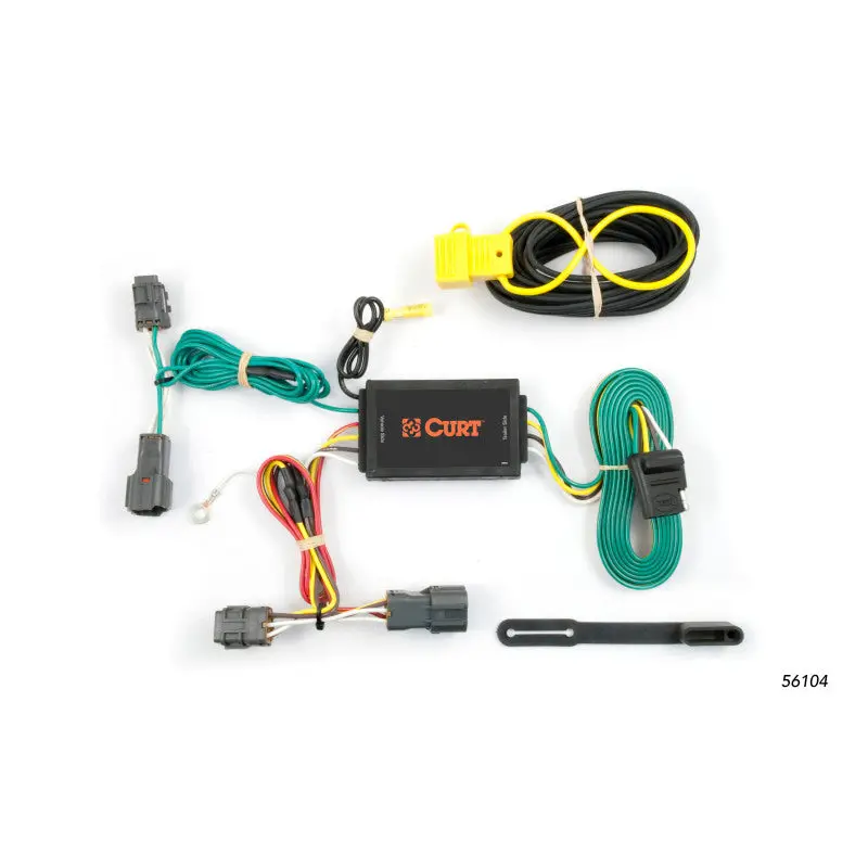 Curt Custom Wiring Harness – 2009 Kia Borrego, 4-Way Flat Trailer Output 1