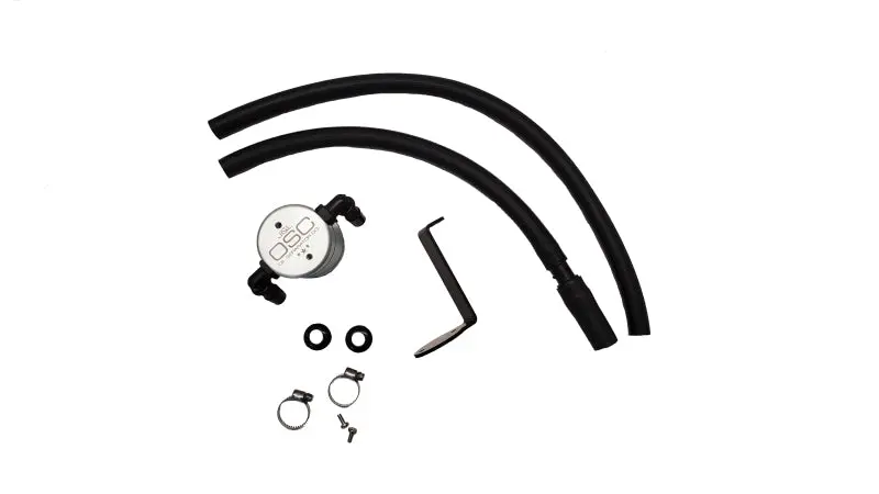 J&L Clear Anodized Oil Separator Kit For 2014–2022 Mazda Cx-5 2.5L Non-Turbo (Driver Side) 1