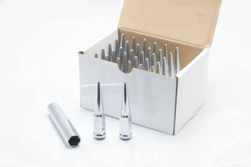 Wheel Mate Spiked Lug Nuts Set Of 32 - Chrome 14X1.50 1