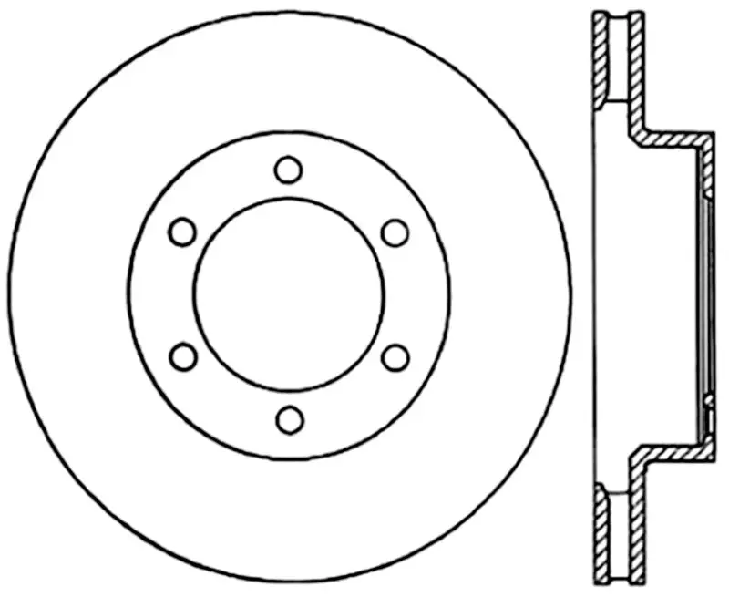 Stoptech Power Slot 05-09 Toyota Tacoma/03-09 4 Runner Slotted Right Front Cryo Rotor 1