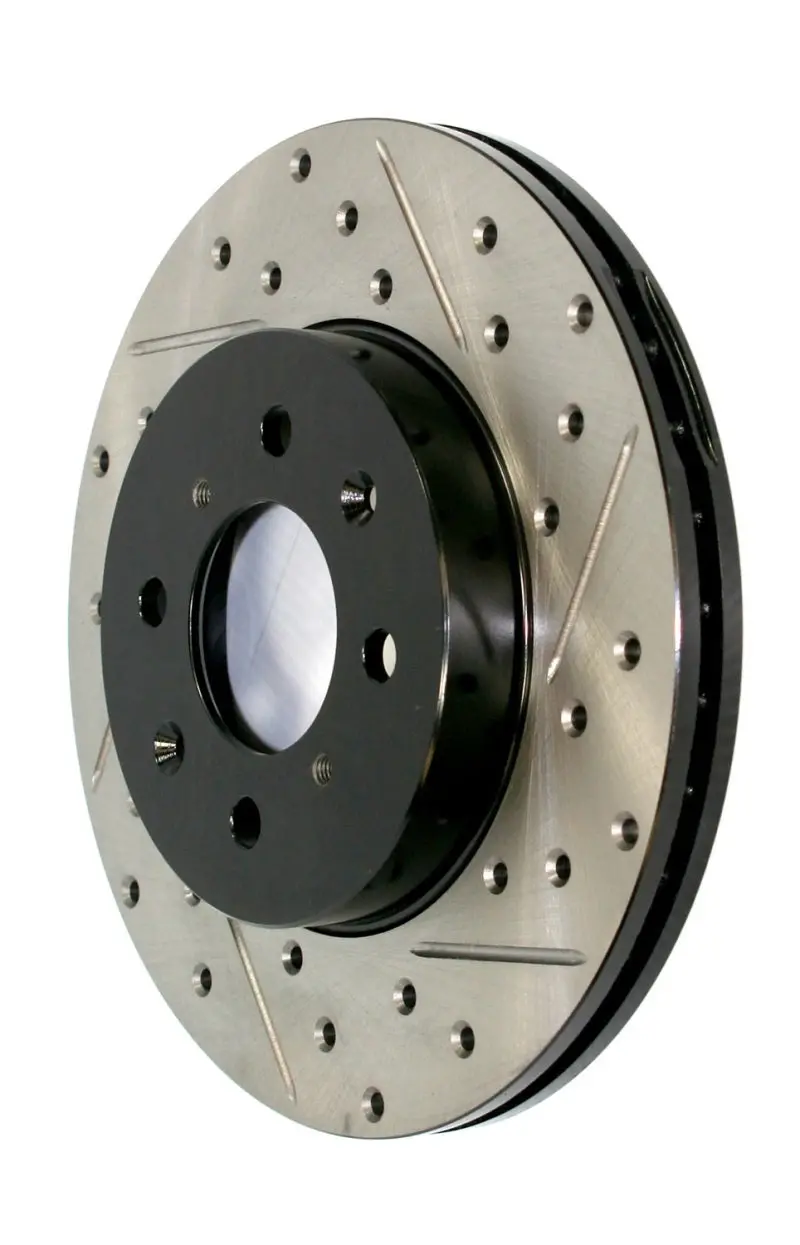 Stoptech Sport Drilled & Slotted Rear Right Brake Rotor For 2009–2015 Cadillac Cts And 2012–2015 Chevrolet Camaro 1