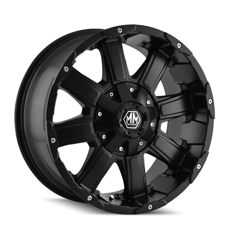 Mayhem Chaos Off-Road Wheel – 18X9, 5X127, -12Mm Offset, 87Mm Hub, Matte Black Finish 1