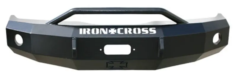 Iron Cross Heavy-Duty Front Push Bar Bumper For 2007–2013 Chevrolet Silverado 1500 (Primer Finish) 1