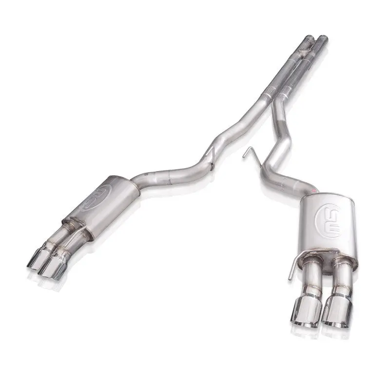 Stainless Works Redline H-Pipe Cat-Back Exhaust System – For 2018+ Ford Mustang Gt 1