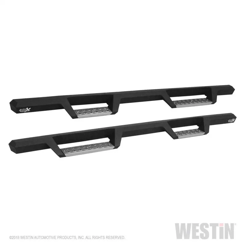 Westin Hdx Stainless Steel Drop Step Nerf Bars – Textured Black, Fits 2015–2018 Ford F-150 Supercab & 2017–2018 F-250/F-350 Crew Cab 1