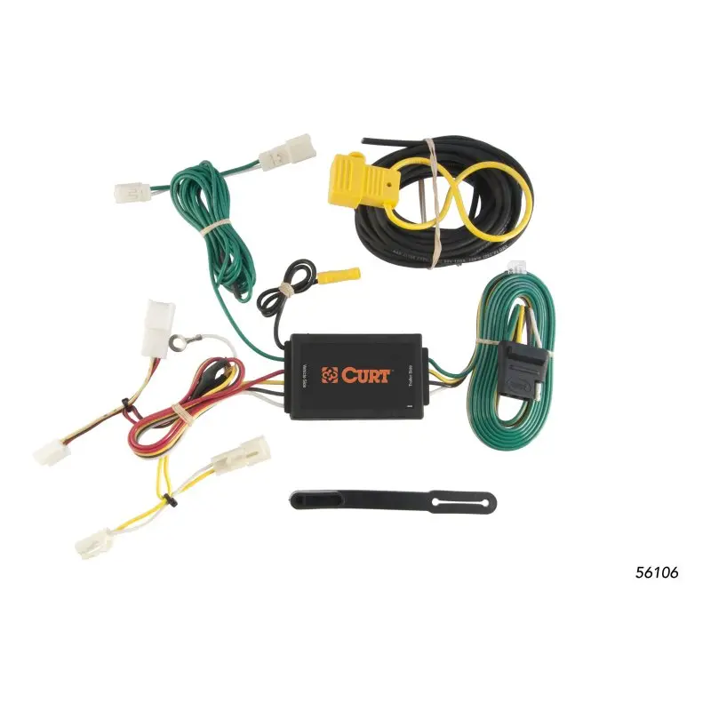 Curt Custom Trailer Wiring Harness For 2015–2019 Toyota Sienna (4-Way Flat Output) 1
