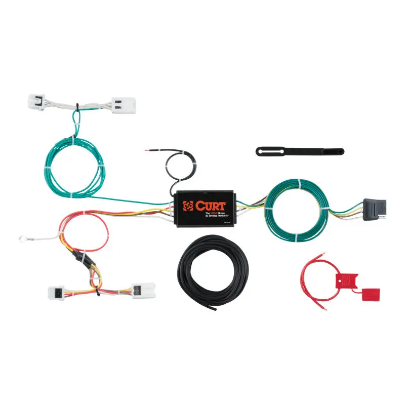 Curt Custom 4-Way Flat Trailer Wiring Harness For 2015–2018 Chevrolet City Express 1