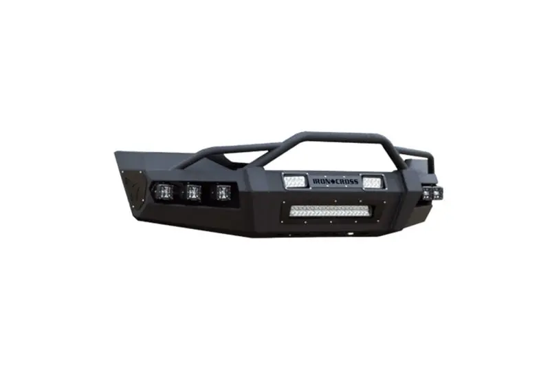 Iron Cross Matte Black Hardline Front Bumper — Designed For 2011–2016 Ford F-250/F-350 Super Duty 1